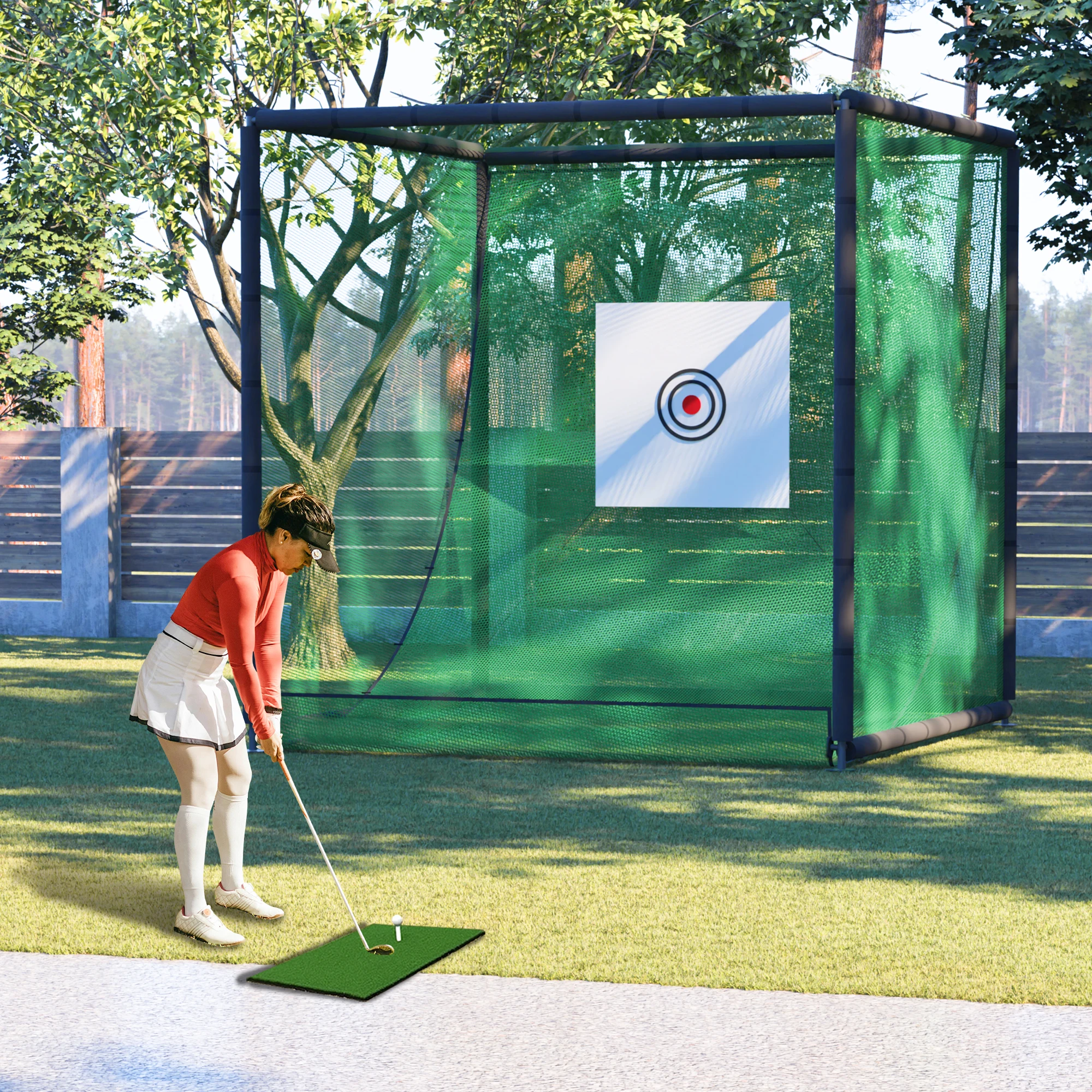 

Outdoor Kids Playset with Swing Set Backyard Outdoor Backyard Play Kids Playground Equipment Durable Activity Toy Safe Play