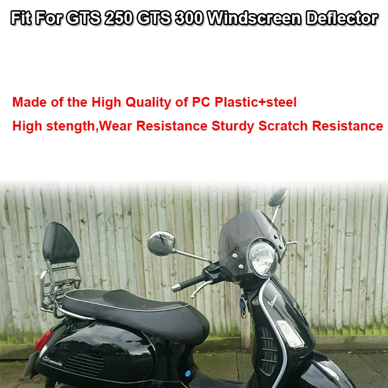 GTS 125 250 300 Motorcycle Windshield Windscreen Airflow Visor