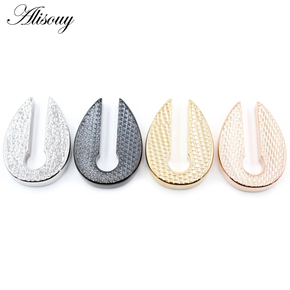 Alisouy 1PC Stainless Steel Casting Pattern Ear Weights Heavy Expander Stretcher Plugs Gauges Earrings Body Piercing Jewelry