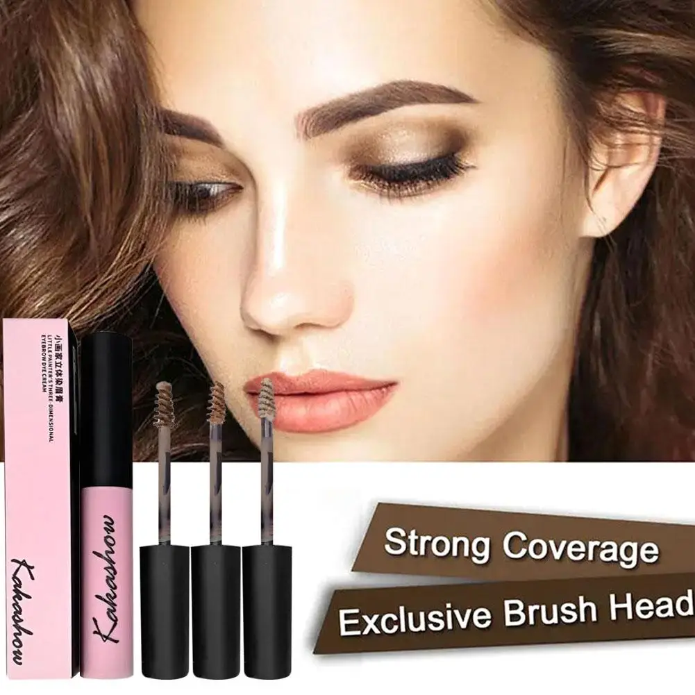 Waterproof Thick Lengthening Mascara 3D Fiber Lashes Brush Black Cosmetics Big Smudging Eye Lasting Brown No Extension Eyel P5P2