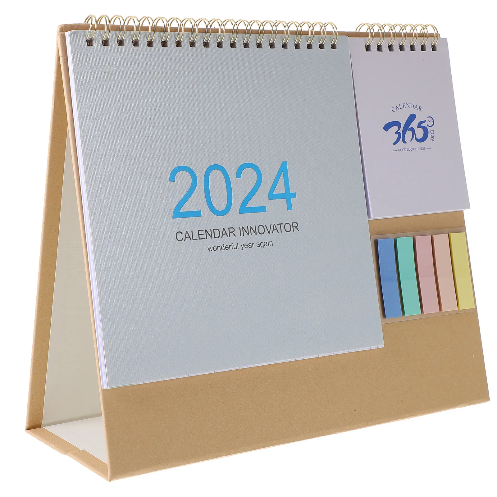 2024 Table Calendar Minimalist Design Daily Planning Memo Notes Calendar Desktop Organizer Business Reminder Office Desk