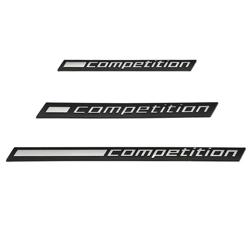 

COMPETITION Car Logo Sticker Emblem Badge Trunk Decal for Thunder Edition M1 M2 M3 M4 M5 M6 M7 M8 M X3 X4 X5 XBadges Sticker