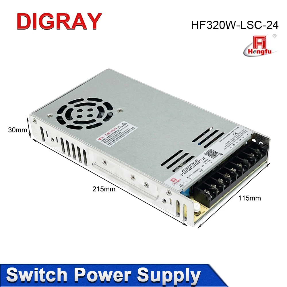 

DIGRAY HF320W-LSC-24V Switching Power Supply Suitable For co2 Laser Marking Machine, Engraving Machine