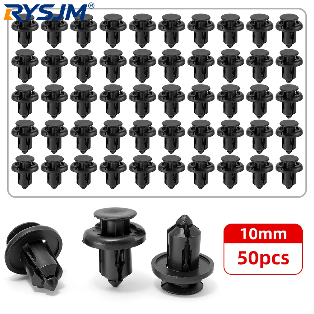50 Stück Auto-Expansionsnietmuttern-Schnallenclips, Kfz-Reparaturwerkzeug, Fahrzeugdekorations-Befestiger, Stoßstangenhalter, Nietbefestigungsclips