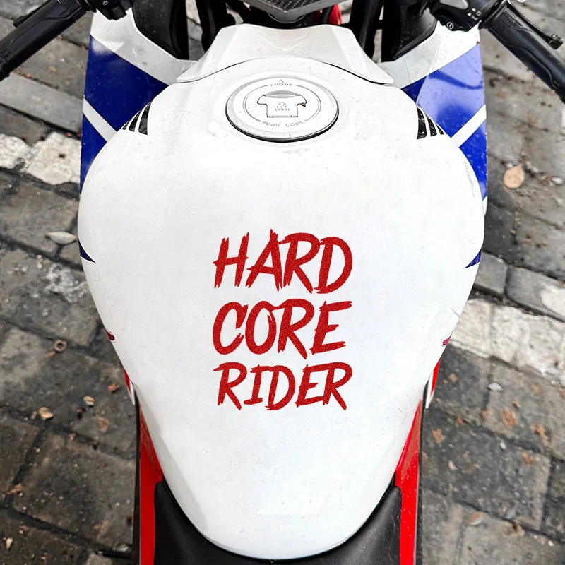 

Наклейка для мотоцикла Hard Core Rider (1 шт.) - водонепроницаемая виниловая наклейка для топливного бака, обтекателя, защиты от царапин, декоративная наклейка на кузов