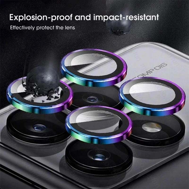 Aluminum Alloy Camera Protective Cover For Xiaomi PocoX6 Poco X6 X 6 Pro X6Pro 5G Tempered Glass Lens Cap Poko Little X6 Pro 6X