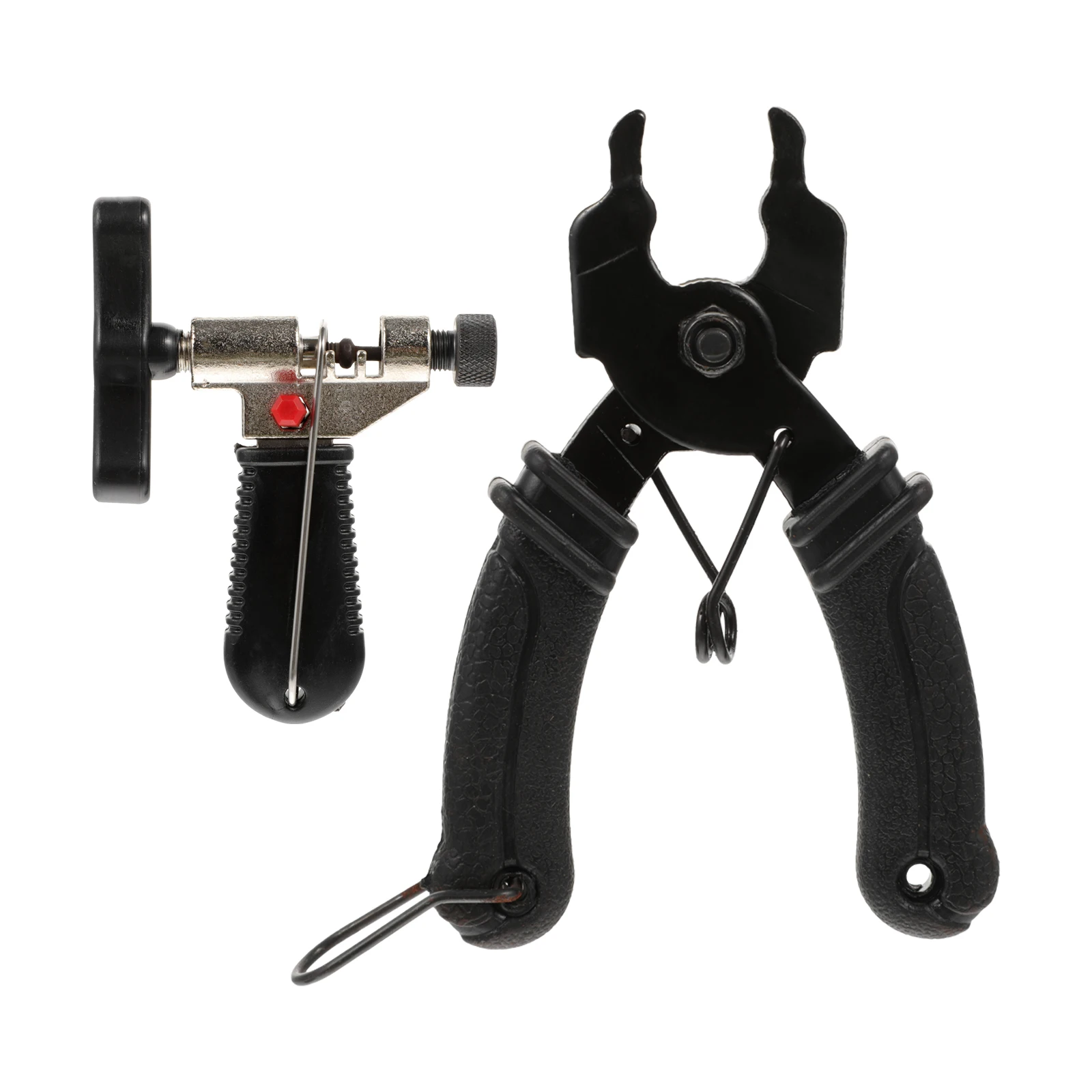 

2 Pcs Bike Chain Tool Stainless Steel ABS Link Chain Pliers Quick Removal Install Clamp Repair Tool for Cycling