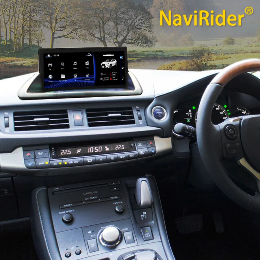 Navirider 256G Android 14 Car Radio Stereo For Lexus CT200 CT200h 2010-2018 GPS Navigation Android Auto 4G Carplay Video Player