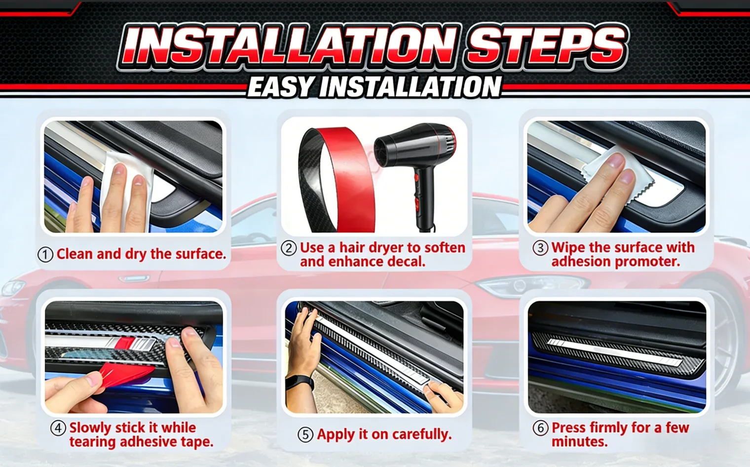 Auto Schlüsselloser Motorstart-Stopp-Knopf Dekorative Abdeckung Aufkleber für Mazda 3 6 CX-3 CX-5 CX-9 MX-5 Miata Innenraum-Zubehör – Detail 10