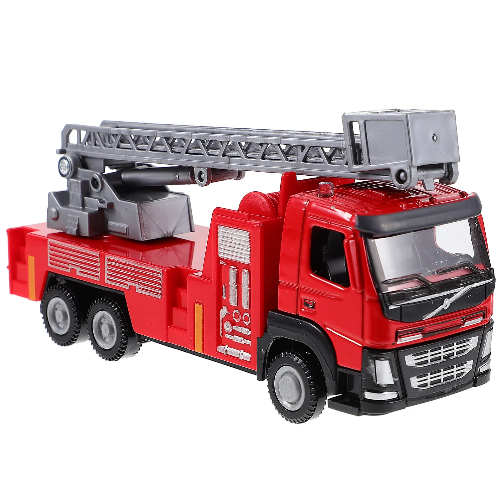 

Fire Truck Ladder Firefighter Durable Safe Fire Ladder Truck Educational Kids Plaything Early Educational Toy Children Car Toy
