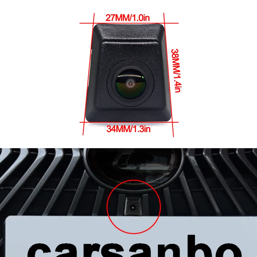 Car Front View Parking LOGO Camera Night Vision Positive Waterproof Wide Angle Gr0ille Parking Camera For Lexus ES 2021