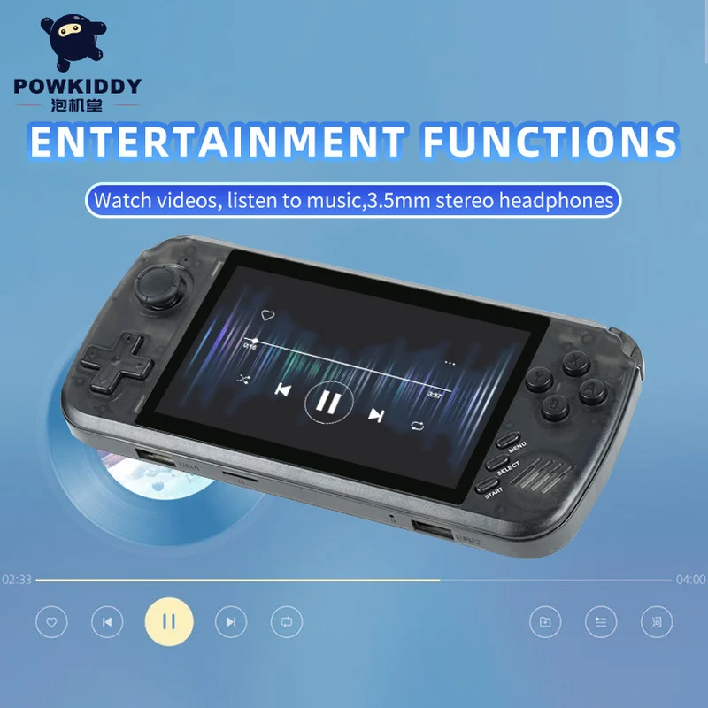 X39pro Game Console Handheld High-Definition Screen Home Handheld Powkiddy Retro Ips Joystick Arcade Simulator Boyfriend Gifts