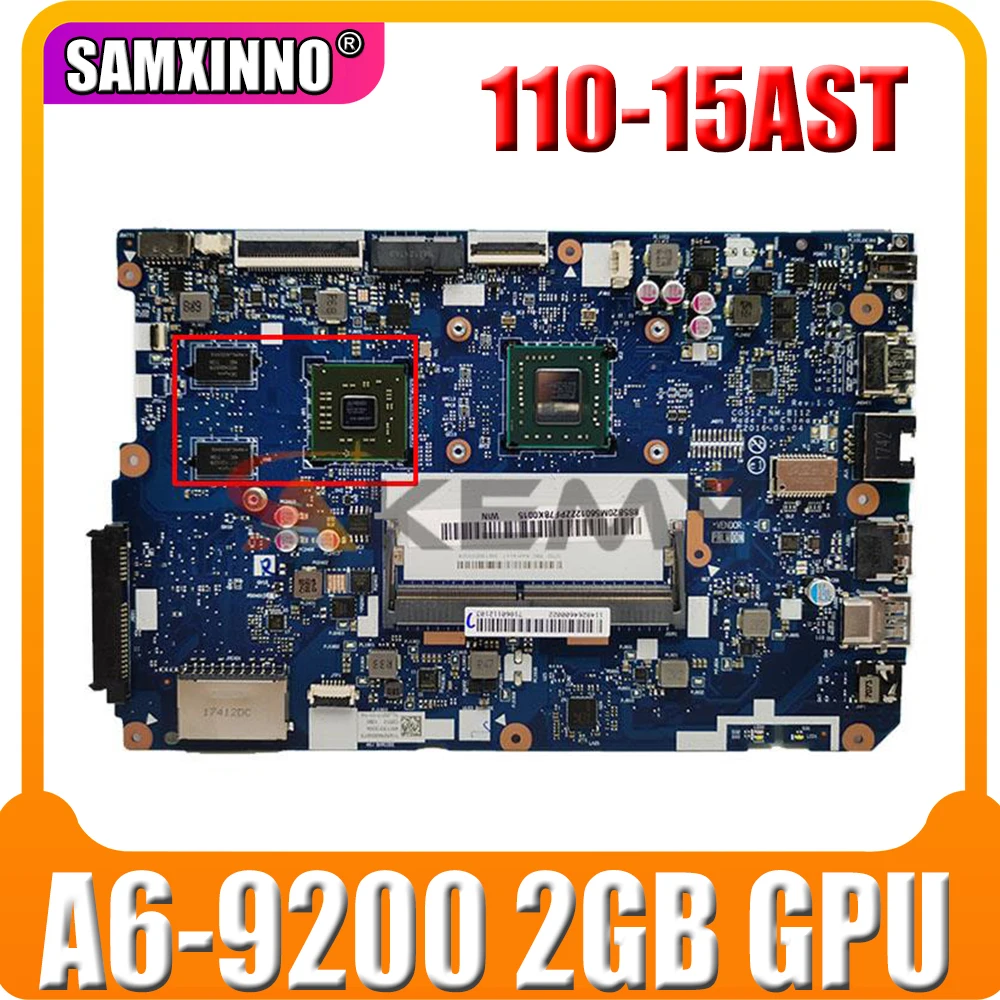 

Материнская плата для ноутбука LENOVO ideapad 110-15AST NM-B112 AM9400 5B20M56011, материнская плата для ноутбука, полностью протестирована Ideapad