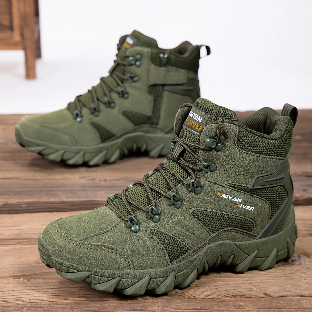 

Men Tactical Boots Lace Up High Quality Army Shoes Breathable Male Outdoor Safety Military Women Unisex Training Rapid Response