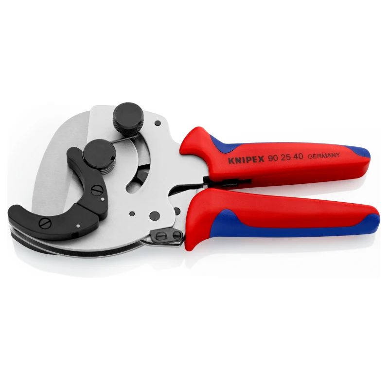 KNIPEX 90 25 40 Pipe Cutter 8-1/4 in. PVC Pipe Cut For Composite and Plastic Pipes