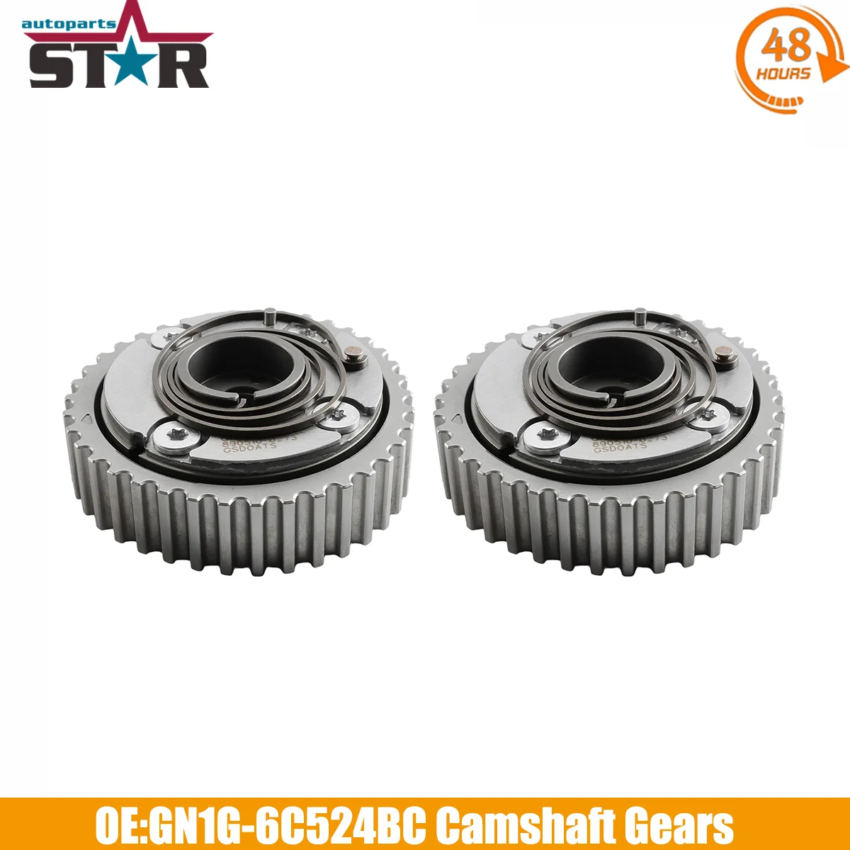 2 piezas de engranajes de árbol de levas de escape para Ford Figo 3 cilindros 1.5L 2019 2020 2021 GN1G-6C524BC GN1G-6C525BC