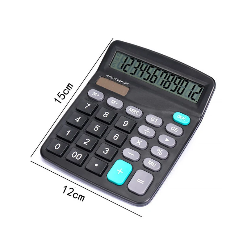 2025 جديد أفضل بيع 12 رقمًا آلة حاسبة سطح المكتب اتجاهين فحص الطاقة وتصحيح آلة حاسبة مكتب التموين