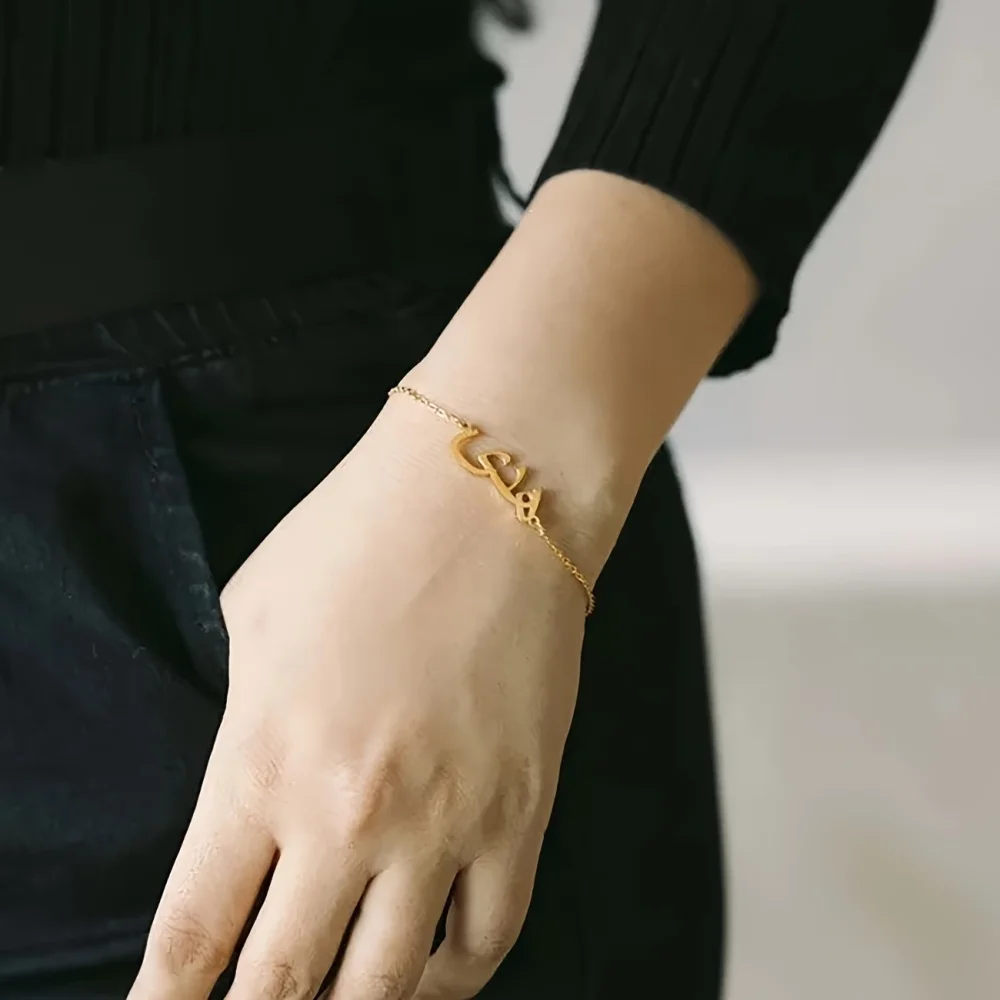 Exclusive Design, Custom Arabic Name Bracelet - Stainless Steel, Perfect for Mother's Day, Valentine's, Birthdays Elegant Gift - view 3