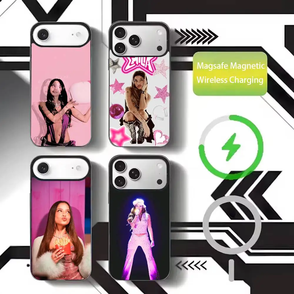 

Latin Pop E-Emilia Mernes Phone Case For iPhone17,16,15,14,13,12,11 Plus,Pro Max Magnetic For Magsafe Wireless Charging