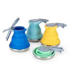 Outdoor Creative Portable Silicone Water Bottle 1500ml Large Capacity Travel Camping Folding Water Cup