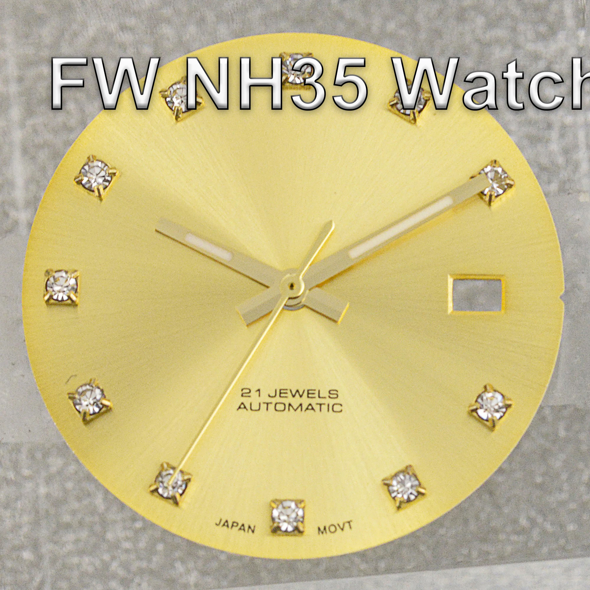 NH35 Hands 31mm Dial for Datejust 41mm Case Mod Parts Watch Face fit NH35 Automatic Movement Watch Accessories Replacements