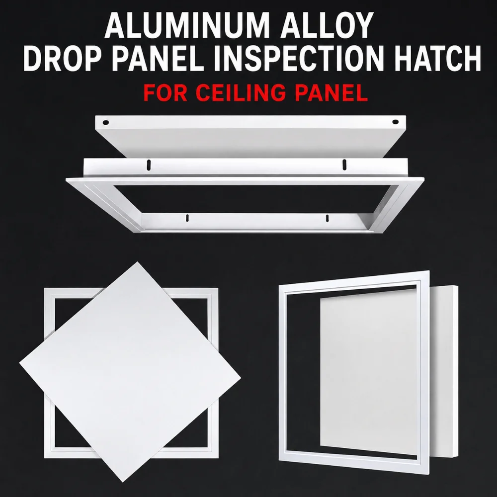 Smooth Surface Aluminum Alloy Access Panel White Removable Ceiling Panel Access Door