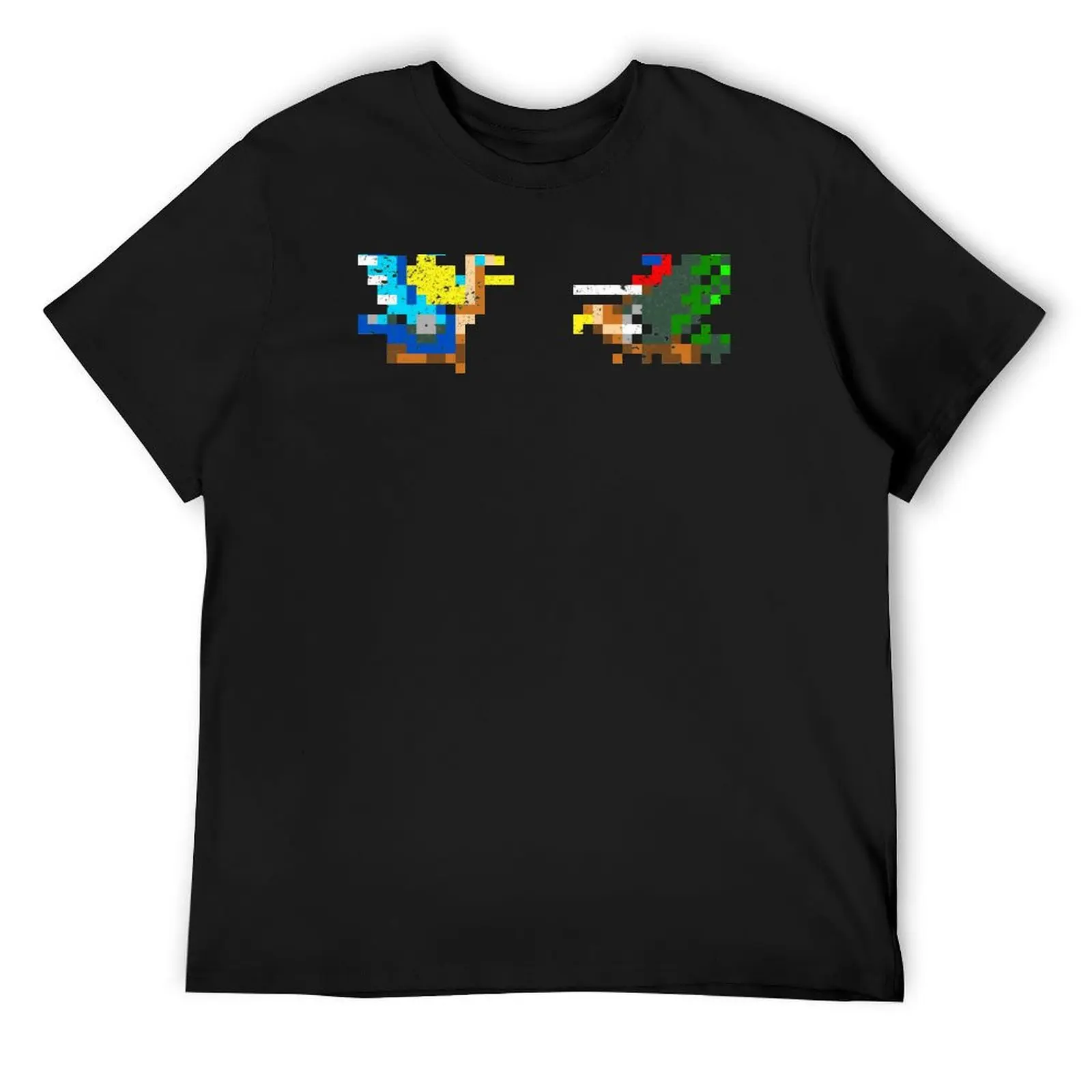 

Joust Face-Off (distressed) T-Shirt korean fashion graphic t shirts man t shirt vintage graphic tee mens shirts graphic tee