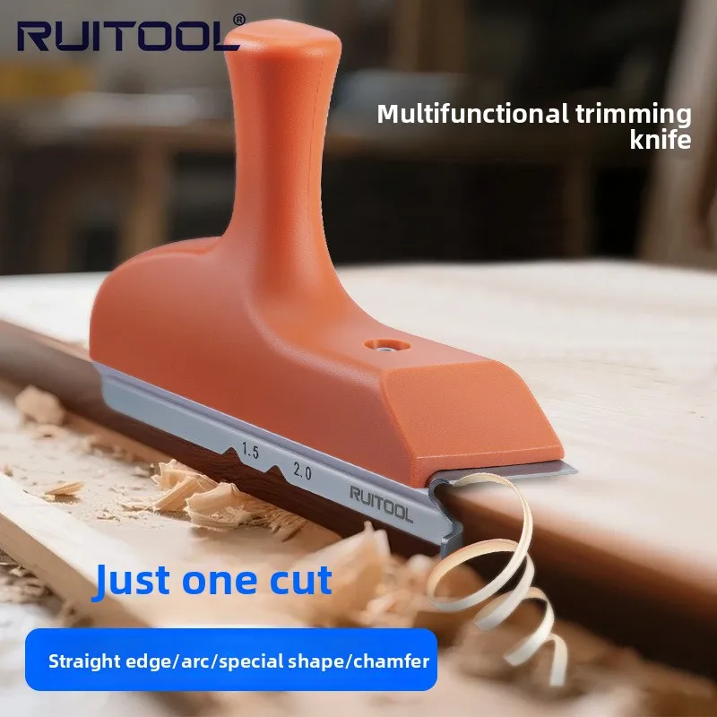 Edge Banding Trimming Knife Three-in-one Trimmer Arc Planer Special-shaped Trimming and Deburring Chamfer Planer