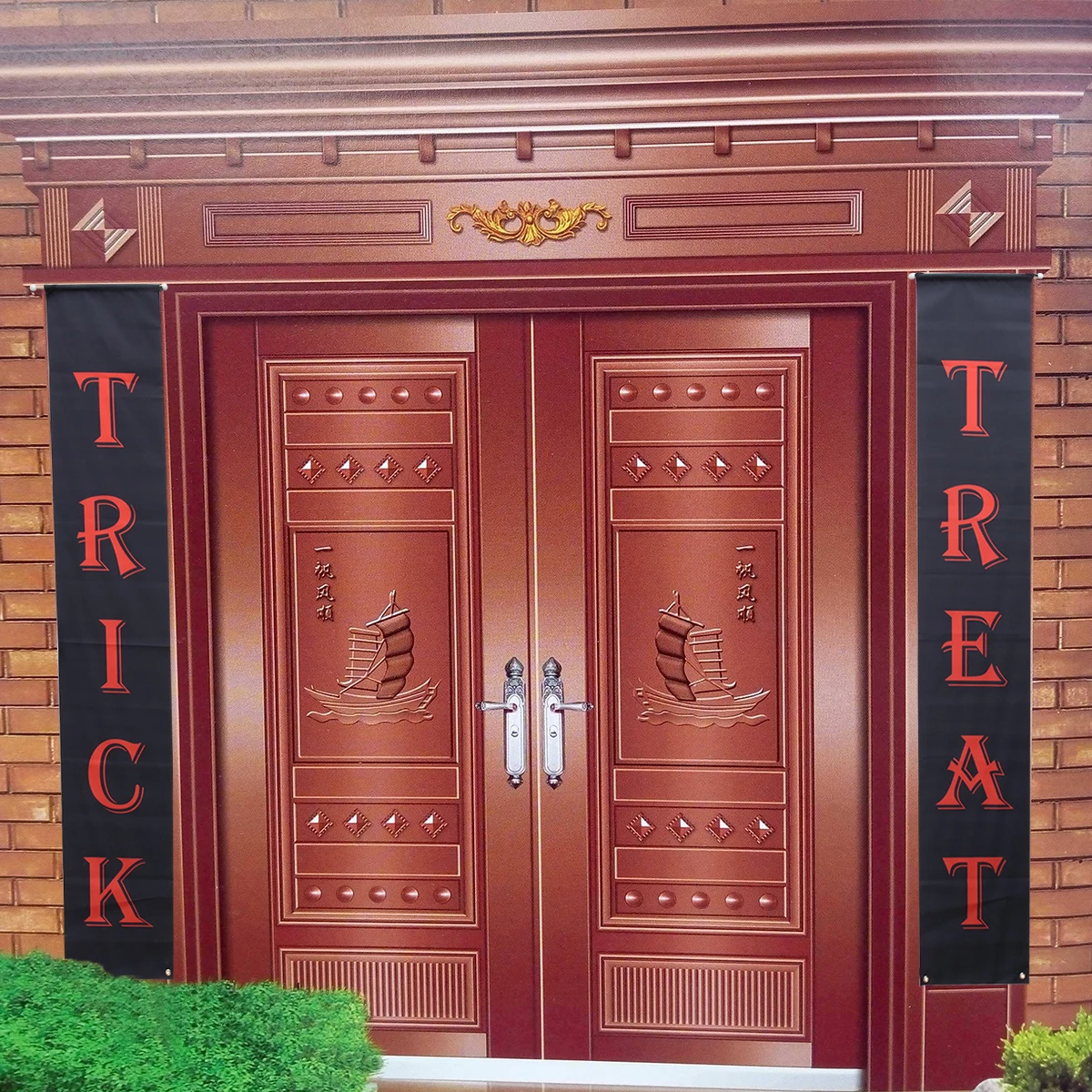 

Banners and Flags Doors Halloween Entrance Decor Curtain Decorations Party Decorate
