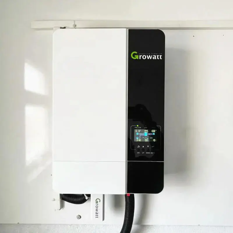 Growatt Off Grid Storage Inverter Hybrid Inverter 3KW 3.5KW 120V Split Phrase Wifi MPPT Pure Sine Wave SPF 3000-3500 TL LVM-US