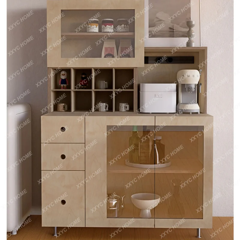 XXOcean plate multi-functional storage glass side cabinet modern simple small villa side cabinet
