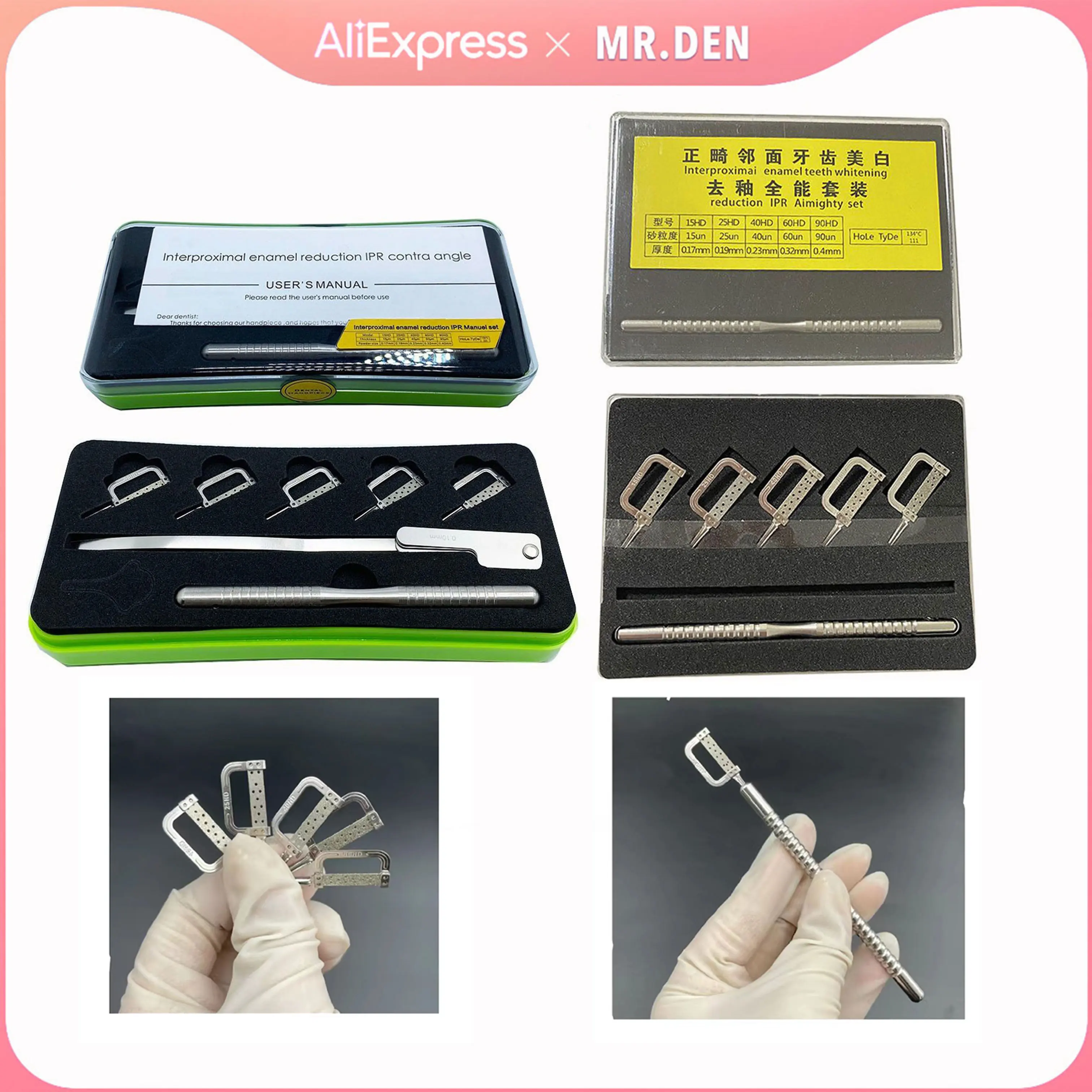 1 Box Dental Orthodontic Interproximal Enamel Reduction IPR Automatic Polishing File Strip for Dentist Use