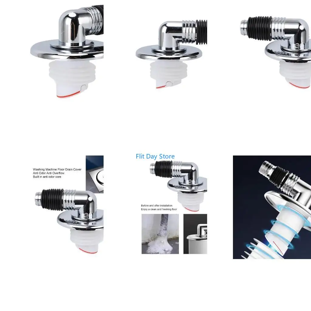 

F92C Odor Resistant Overflows Guard Washing Machine Drainages Pipe Connector for Home