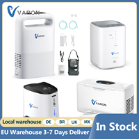 US/UK/EU/MX/BR Stock 1-7L Portable Medical Oxygen Concentrator Medical Grade Lightweight Oxygen Machine for Home Use Varon
