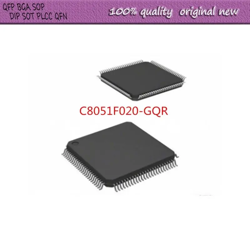 جديد 1 قطعة/الوحدة C8051F020-GQR C8051 C8051F C8051F020 TQFP-100 #2