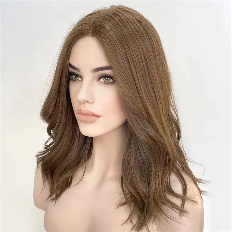 

200Density Blond Natural Wave HD Lace Jewish 5x5 Silk Base European Human Hair Wig For Women BabyHair Gluelesss Preplucked