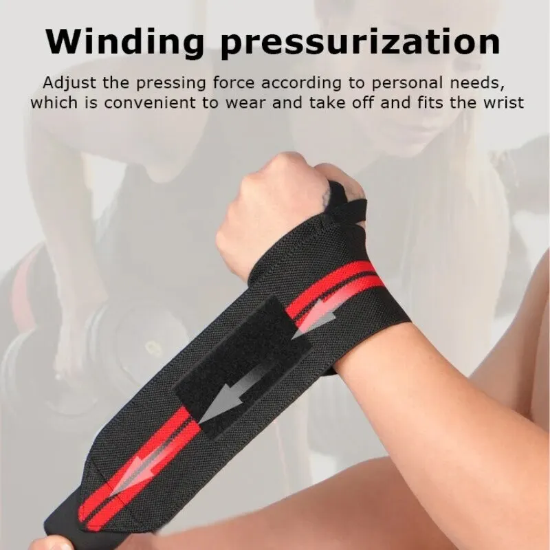 Adjustable Wrist Straps Men And Women Elastic Wristband and Wrist Fixers of Athletes Powerlifting Wrist Straps 1PC