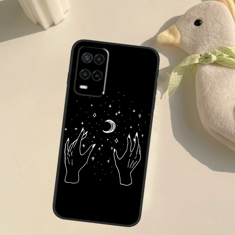 Witches moon Tarot Mystery Totem For OPPO A5 A9 A31 A53 2020 A83 A91 A93 A15 A3S A5S A54 A74 A94 A52 A72 A53S Phone Cover