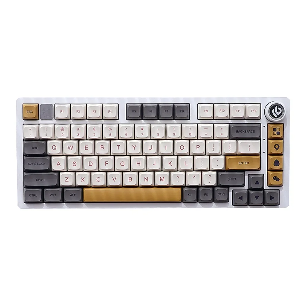 Shimmer Keycap Set XDA Height Keycap 130Keys for 68/75/84/87/98/Cherry MX Switch Mechanical Keyboard