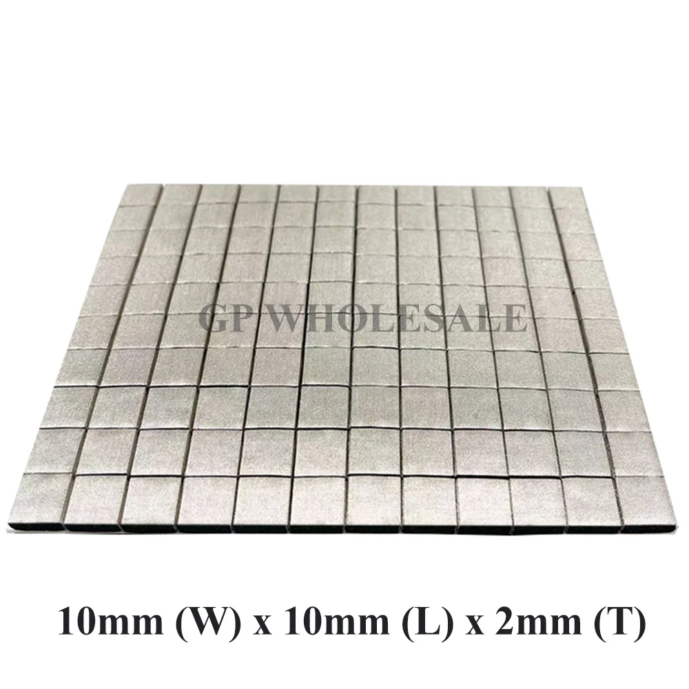 180pcs-10x10x2mm-conductive-foam-pad-emi-rfi-shielding-gasket-fabric-over-foam-adhesive-tape-esd-grounding-block