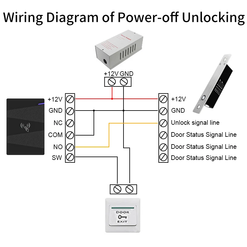 Electric Drop Bolt Lock Convenience Security Electromagnetic Boltlock Mortise Door Lock with Timer Delay Fail Safe/Fail Secure