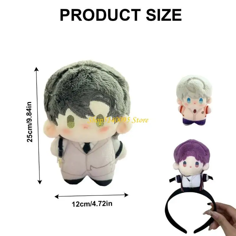 dxae cool bangsクリップハンサム人形ヘッドバンド漫画の星空の編集者のためのステージスクールプレイと演劇ショー