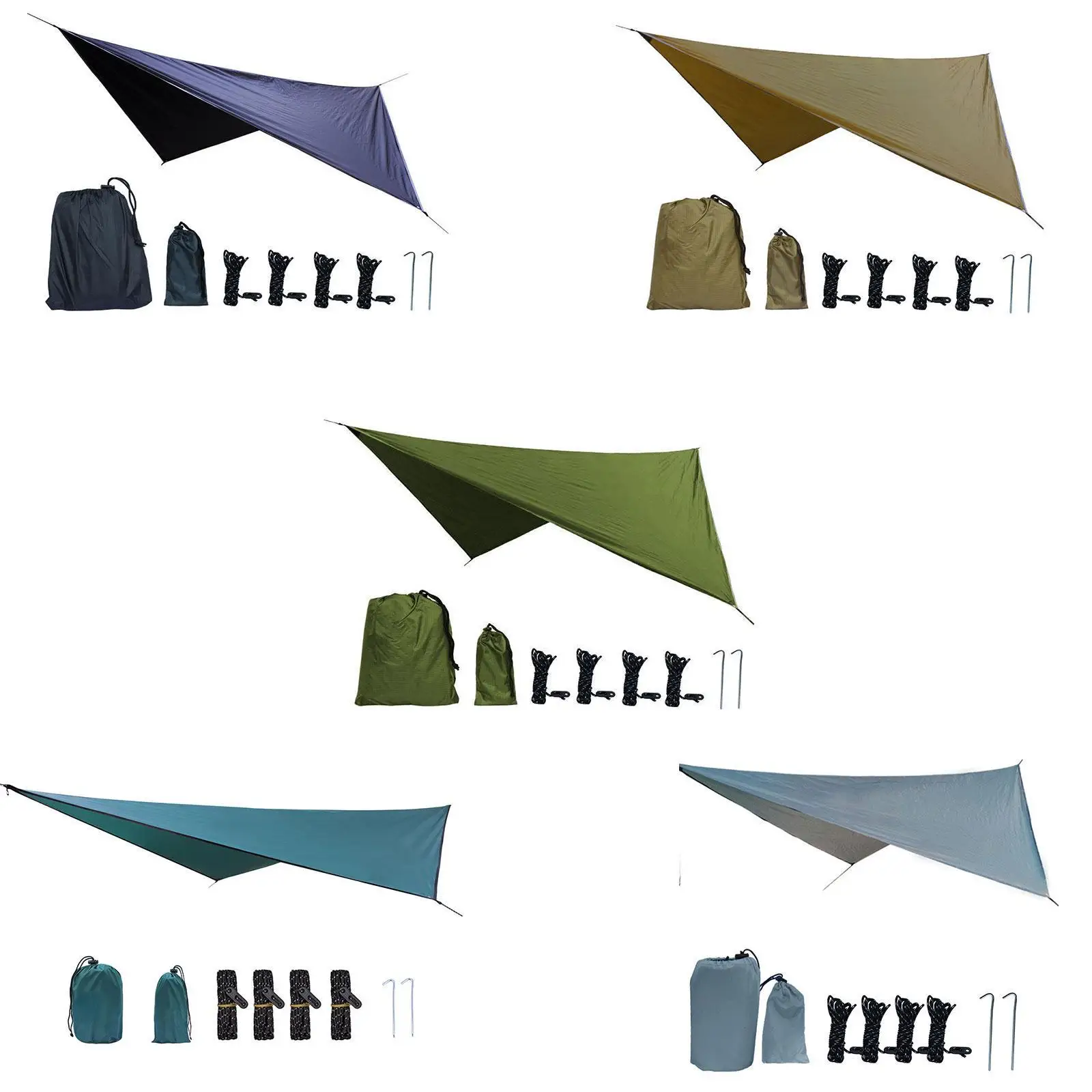 

Camping Tarp Portable Waterproof Camping Tent Tarp for Outdoor