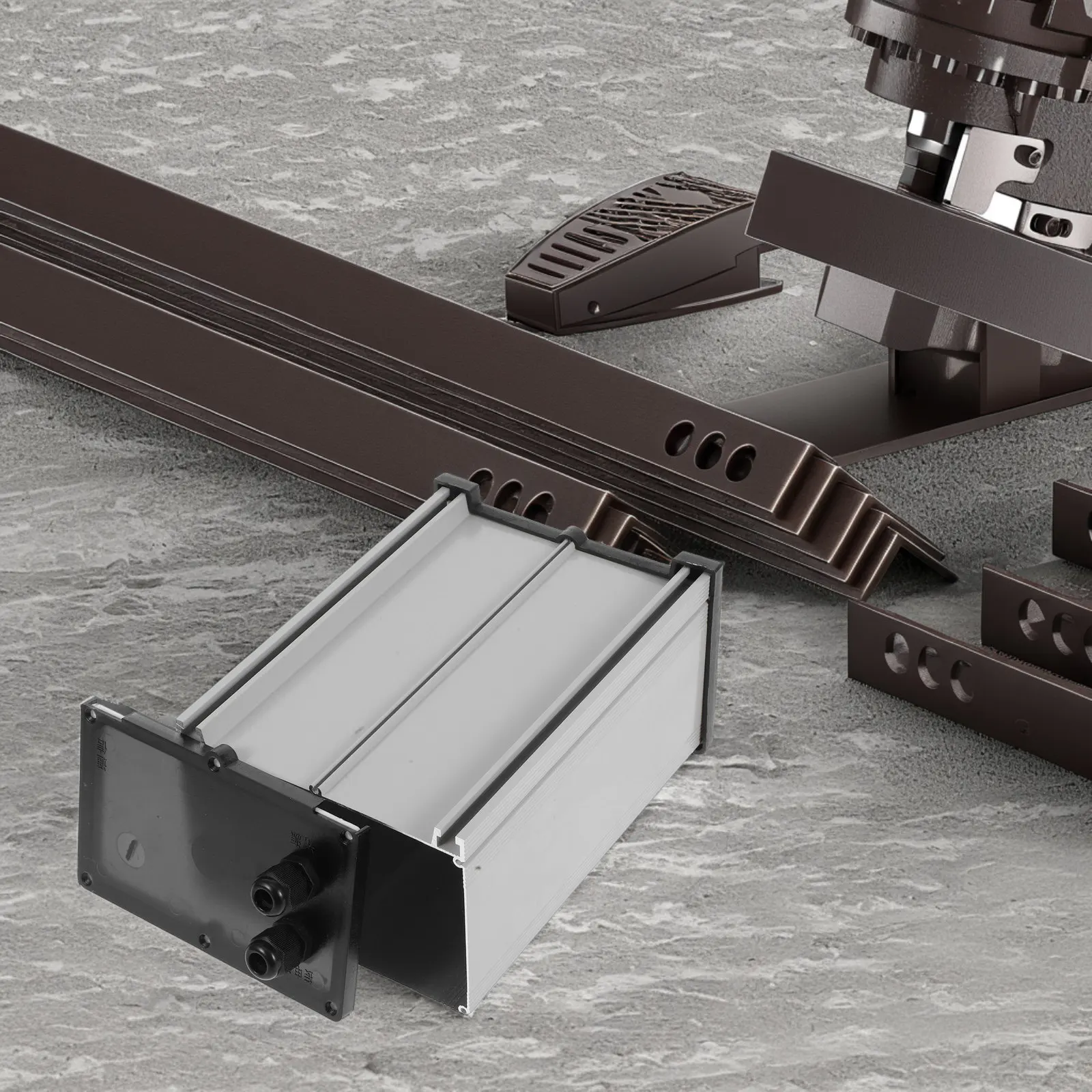 

Водонепроницаемый пластиковый корпус для уличного освещения, совместимый с компонентами, с длительным сроком службы, для защиты оборудования