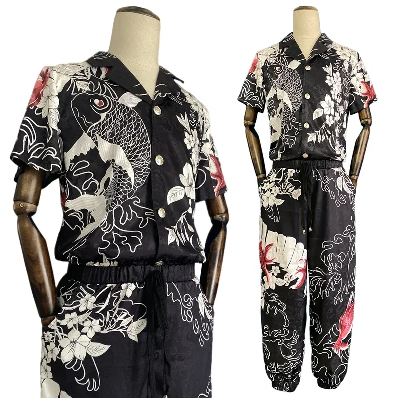 

SN66 HOLOUN Tokyo Anime Cosplay Costume Haruki Hayashida Pah-Chin Shirt 2PCS Casual Wear Spring Summer Halloween Gift2 @ w $