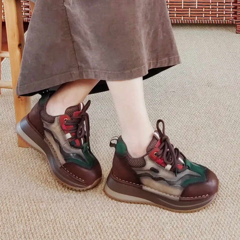 

SneakersCasual Shoes Cowhide Color-Blocked Adult Women's Vulcanized Shoes Short Plush Women's Shoes Offer WU24558 Flash Sale
