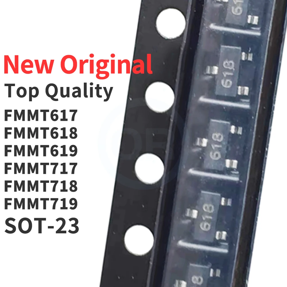 (50 Pieces) FMMT617 FMMT618 FMMT619 FMMT717 FMMT718 FMMT719 SOT23 New Original