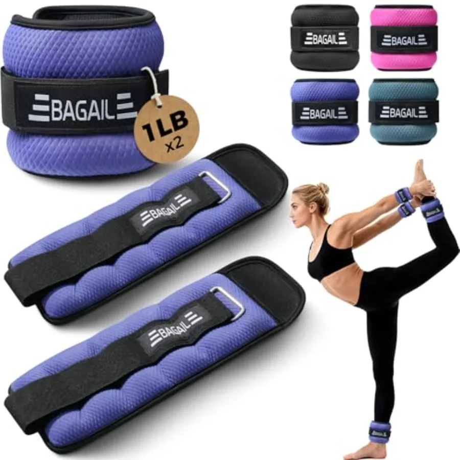 

Ankle Wrist Weights for Women and Men, One of/////0 S Wearable Leg Arm Weights with Sleek Design and Secure Fit for Walking, Ru