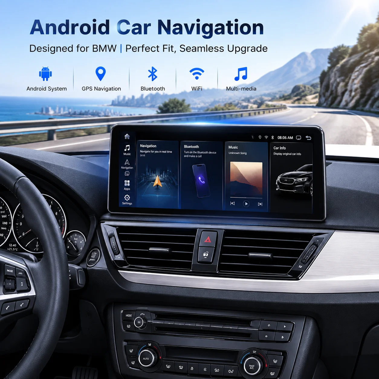 Navigasi Android 12,3 Inci Unt - Car Multimedia Rear Seat Entertainment ulasan dan harga