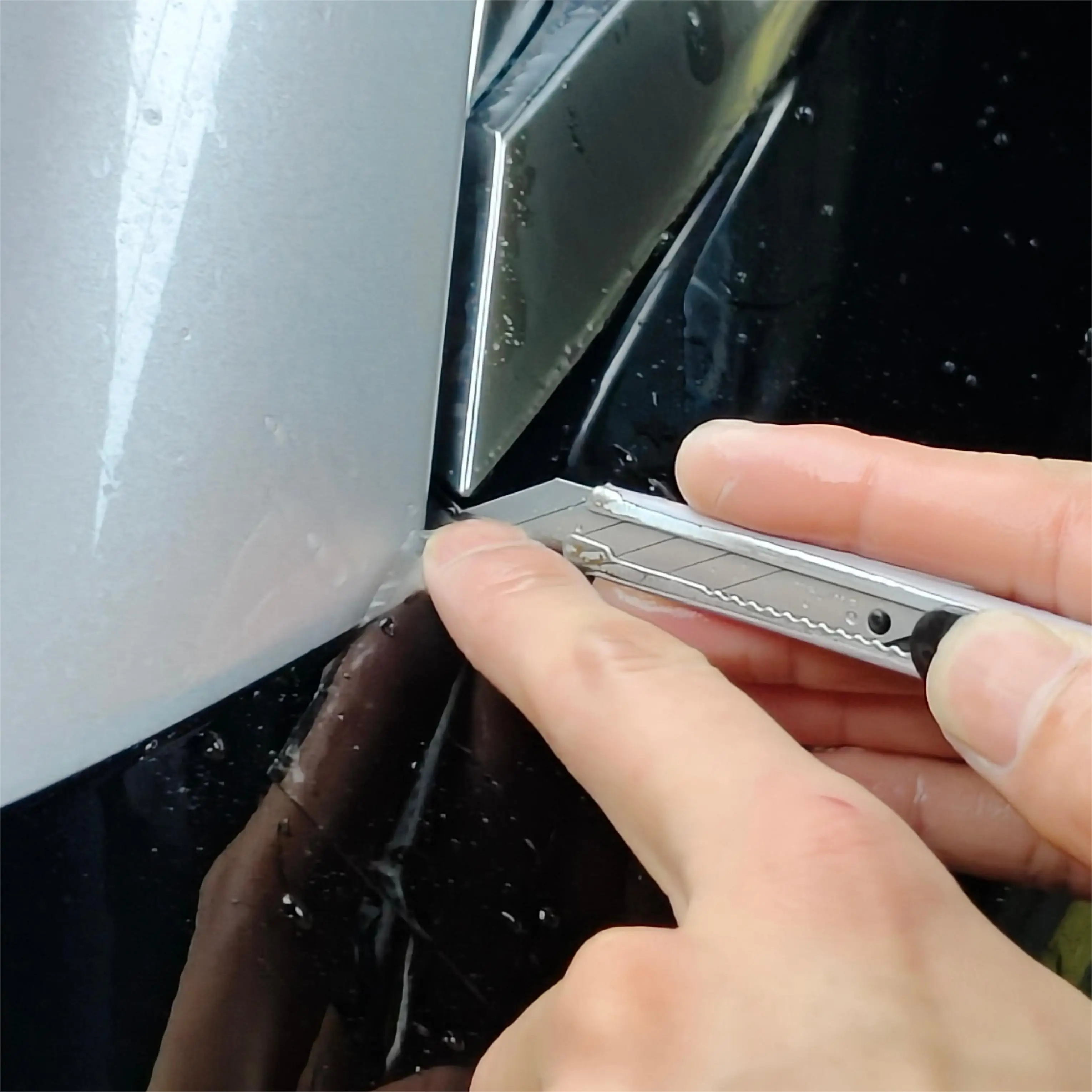 2025 حار بيع الأسود PPF طلاء السيارات طبقة رقيقة واقية بولي TPU اللون PPF المضادة للخدش إصلاح الحرارة فيلم سيارة شفافة